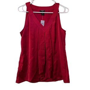 Ann Taylor Top size  MP Red Blouse New Wth Tag NWT